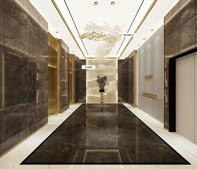 Marble Omwe Amachita Zotsatsa PVC / Field Filimu